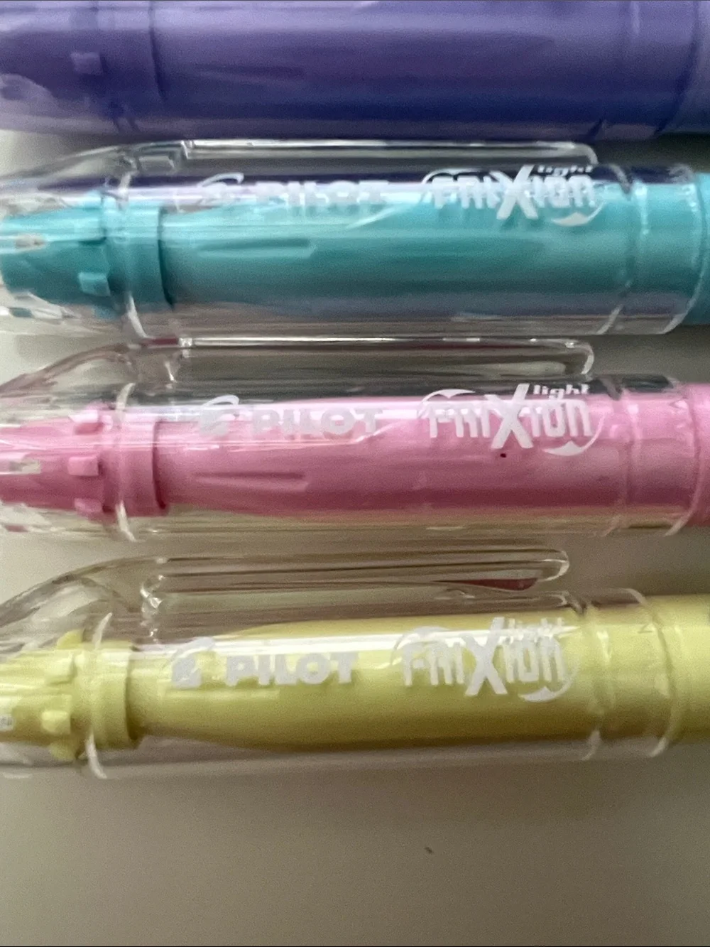 Pastel Dual-Tip Highlighter Set - Mint, Lavender, Aqua, Pink, Lemon